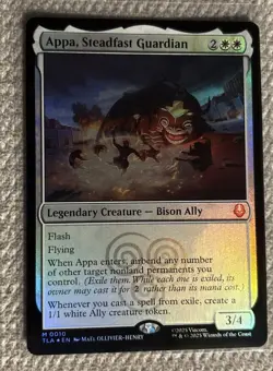 Appa Steadfast Guardian Foil MTG Avatar Legendary Creature Magic - Image 1