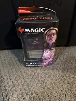 NEW Magic The Gathering Core Set 2021 Liliana Death Mage Planeswalker Deck M21 - Image 1