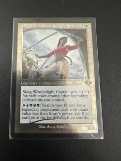 Sisay, Weatherlight Captain (Retro Frame) (Foil Etched) Modern Horizons Foil NM - Image 1