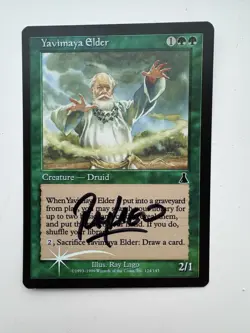 Yavimaya Elder - Urza's Destiny (UDS) - Foil - Signed - NM/LP - Image 1