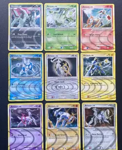 Pokemon TCG - Platinum Arceus- Arceus AR1-AR9 - Complete Ripple Set - Image 1