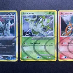 Pokemon TCG - Platinum Arceus- Arceus AR1-AR9 - Complete Ripple Set - Image 3