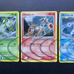 Pokemon TCG - Platinum Arceus- Arceus AR1-AR9 - Complete Ripple Set - Image 4