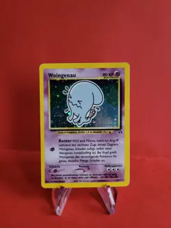 Pokemon Karte/card - Woingenau 16/75 Neo Discovery Holo - Very Good++ - Image 1
