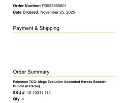 Presale Pokemon TCG Ascended Heroes 4x Booster Bundles Confirmed - Image 5