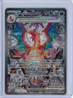 Charizard ex Pokemon 2023 S&V Obsidian Flames Special Illustration Rare 223/197 - Image 1