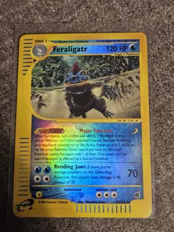 Pokemon TCG - Feraligatr - 47/165 - Rare - Reverse Holo - Expedition LP/NM - Image 1