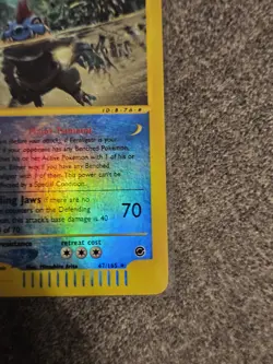 Pokemon TCG - Feraligatr - 47/165 - Rare - Reverse Holo - Expedition LP/NM - Image 4