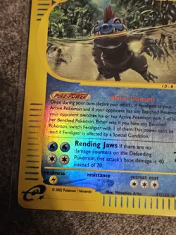 Pokemon TCG - Feraligatr - 47/165 - Rare - Reverse Holo - Expedition LP/NM - Image 5