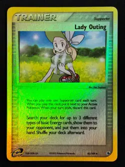 2003 Trainer: Lady Outing EX Ruby & Sapphire 83/109 Reverse Holo Pokemon TCG LP+ - Image 1