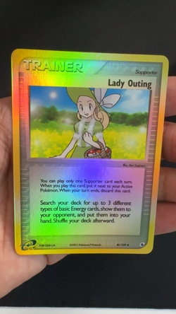 2003 Trainer: Lady Outing EX Ruby & Sapphire 83/109 Reverse Holo Pokemon TCG LP+ - Image 2