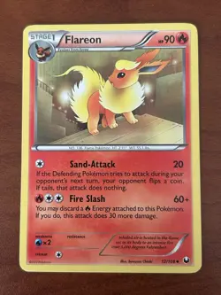 Flareon 12/108 Dark Explorers Regular Uncommon Pokemon - Image 1