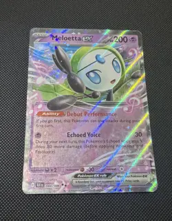 Pokemon TCG Meloetta EX Double Rare 44/86 Black Bolt BLK - English - Image 1