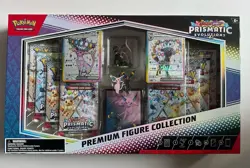 Pokemon TCG Prismatic Evolutions Premium Figure Collection Box New Sealed - Image 1