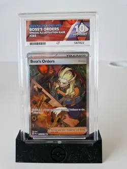 Boss's Orders 265/193 - Ghetsis - PERFECT ACE 10 - Paldea Evolved - Pokemon TCG - Image 1