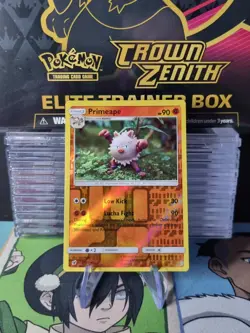 Pokemon TCG Primeape Crimson Invasion 51/111 Reverse Holo Rare - Image 1
