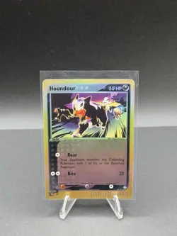 Pokemon TCG- 2003 Houndour 59/97 Reverse Holo Dragon NM - Image 1