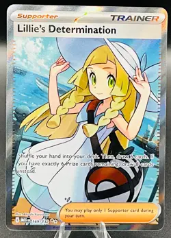 Pokemon TCG Lillie’s Determination 169/132 Me01: Mega Evolution Full Art NM - Image 1
