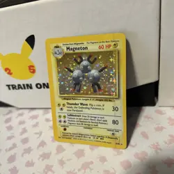 Pokemon Vintage Base Set Magneton Holo 9/102 NM - Image 3