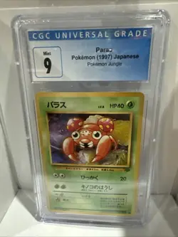 1997 Pokemon Paras Jungle Japanese CGC 9 Grade - Image 1