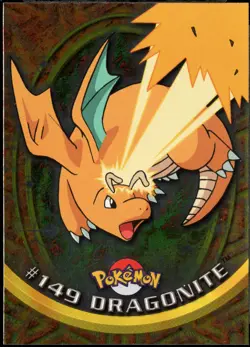 2000 topps Pokemon TV Animation Series 3 Holo Foil #149 Dragonite - Image 1