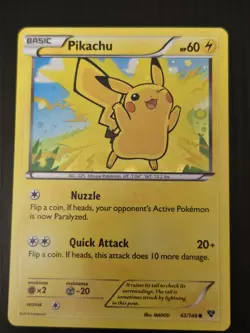 Pokemon TCG Pikachu XY 42/146 Cosmos Holo Lego Movie Promo Exclusive NM - Image 1