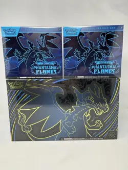 Pokemon Phantasmal Flames Lot Of 2 ETBs and 1 Charizard UPC SHIPS FAST - Image 1
