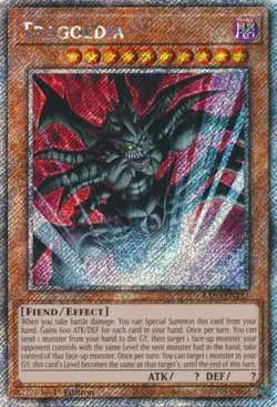 Yugioh! Tragoedia - RA03-EN223 - Platinum Secret Rare - 1st Edition Near Mint, E - Image 1