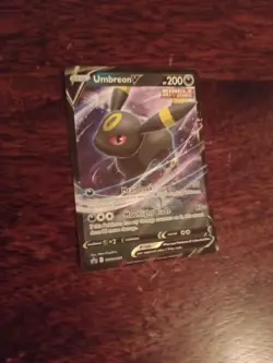 Pokemon TCG Umbreon v SWSH203 Black Star Promo Ultra Rare Card - Image 2