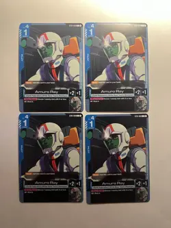 Playset (4x) Amuro Ray - ST01-010 NM - Gundam TCG Card Game - Image 2