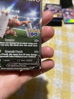 Pokemon TCG Conkeldurr v Alt Art Holo Ultra Rare Card Pokemon Go 074/078 - Image 5