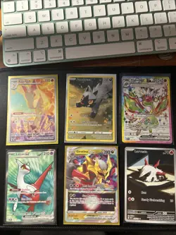 Pokemon TCG Card Lot of 6 Cards Illustration Rare EX IR Lot - Image 1