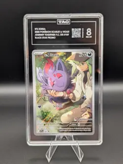 TAG 8 N's Zorua SVP 189 (Pokemon Center) Stamped Black Star Promo Pokemon Card - Image 1