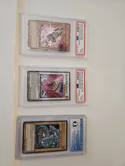 3 Card Yugioh Graded Lot Psa & Cgc - Image 1