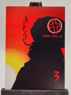 Gengar and Eevee V3 Card Devil Doc JS Fan Art /100 - Image 3