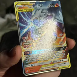 Pokemon TCG Reshiram Charizard GX Tag Team Card 20/214 Unbroken Bonds - Image 3