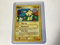Pokemon (Holo) MINUN Card (POP SERIES-3) Set 4/17 Rare PROMO - Image 1