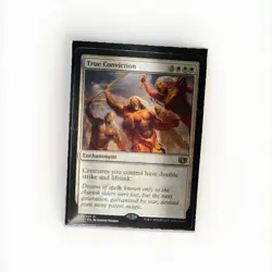 True Conviction Magic the Gathering Commander 2014 Rare Card - Image 1