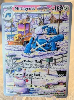 Pokemon TCG Metagross Illustration Rare Card 178/162 SV05: Temporal Forces - Image 1