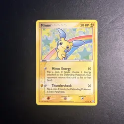 Minun 67/101 Hidden Legends Pokemon Card Regular Common Excellent Near Mint NM - Image 1