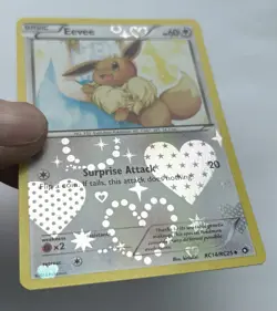 Eevee RC14/RC25 Radiant Collection BW Legendary Treasures Pokemon Card LP - Image 2