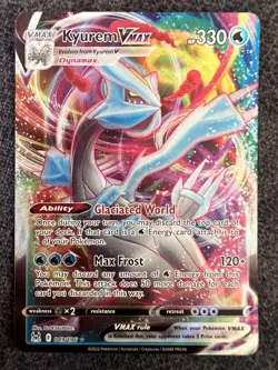 Kyurem VMAX 049/196 Ultra Rare Holo Pokemon Card NM - Image 1
