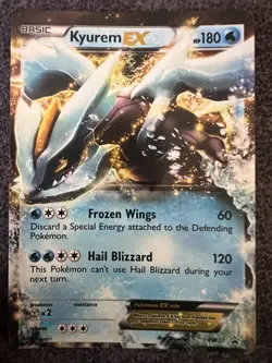Kyurem EX BW37 Black Star Promo Holo Ultra Rare Pokemon Card NM - Image 1