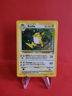 Pokemon Karte/card - Raichu 16/130 - Base Set 2 - Holo - Very Good+ - Image 1