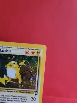 Pokemon Karte/card - Raichu 16/130 - Base Set 2 - Holo - Very Good+ - Image 3