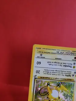 Pokemon Karte/card - Raichu 16/130 - Base Set 2 - Holo - Very Good+ - Image 4