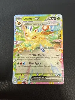 Pokemon TCG Leafeon ex (#006/131) - Holofoil SV - Prismatic Evolutions NM Card - Image 1