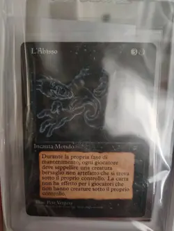 Italian The Abyss Legends MTG Lightly Played - Image 1