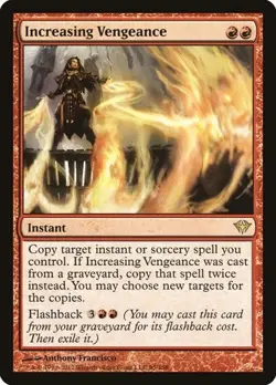 1x Increasing Vengeance NM Eng MTG - Dark Ascension - Image 1