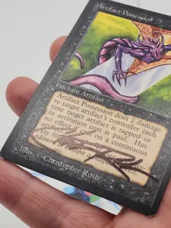 Artifact Possession SIGNED CHRISTOPHER RUSH GEN 2A MTG Antiquities *CCGHouse* - Image 5